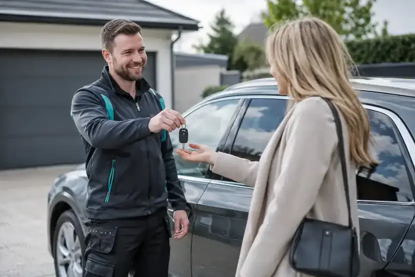 Auto Locksmith Delivers New Car Key