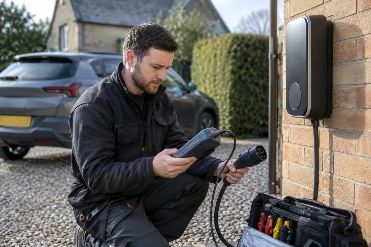 EV charger fault diagnosis work