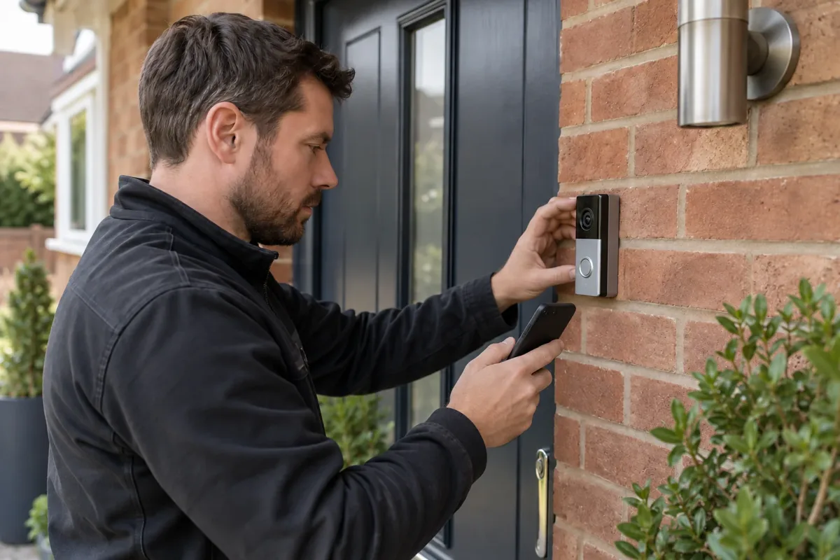 Video doorbell installation work