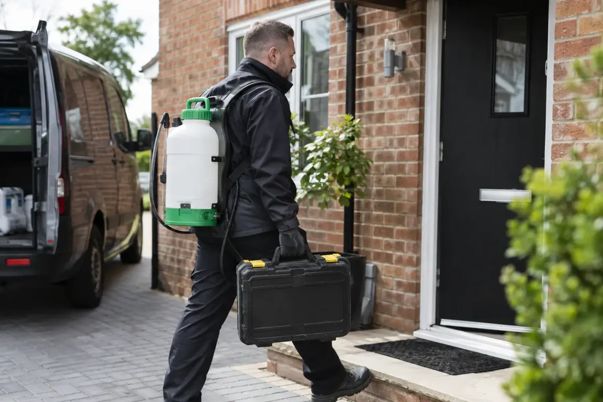 Same-day professional wasp control arrival