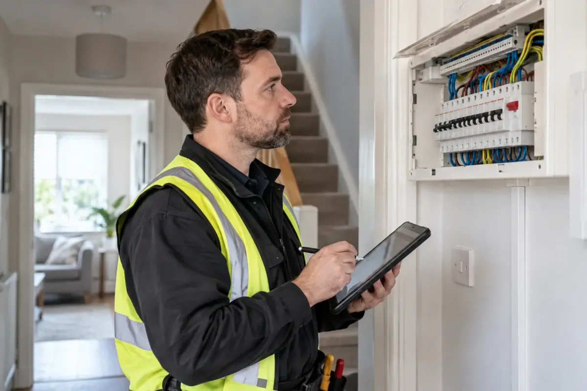 electrical installation quote carried out by a qualified electrician