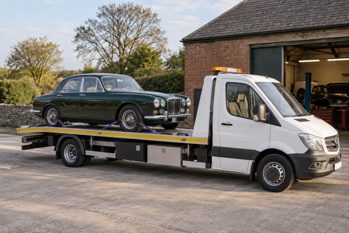 vehicle recovery and transport illustration