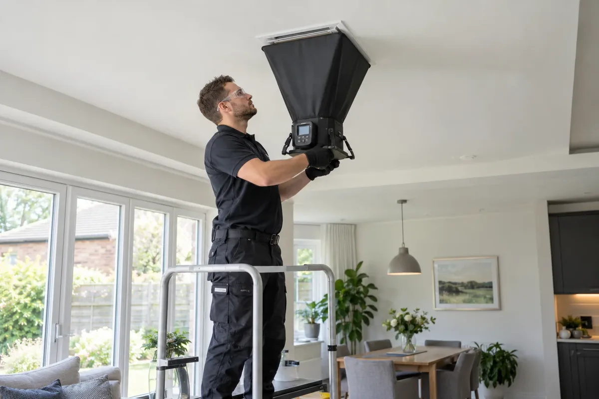 Ventilation balancing work