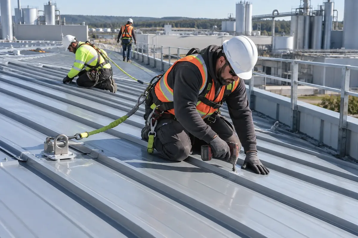 metal roof repairs service photograph