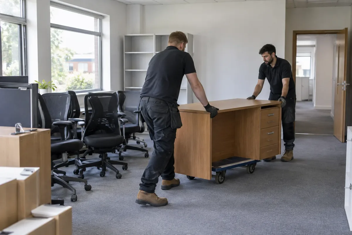 Office rubbish removal work